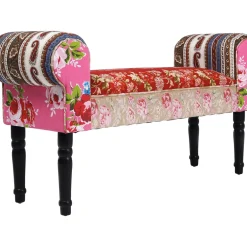 Banquette Wing Patchwork Rouge