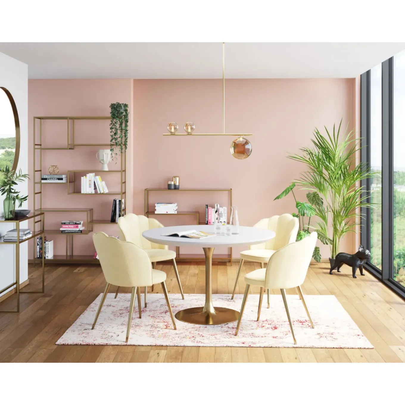 Base De Table Invitation Laiton O60Cm