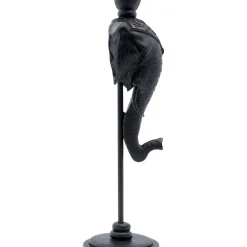 Bougeoir Elephant Head Noir 36Cm