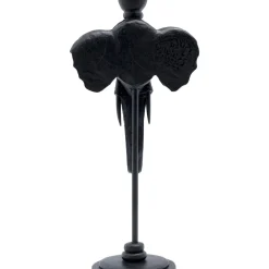 Bougeoir Elephant Head Noir 36Cm