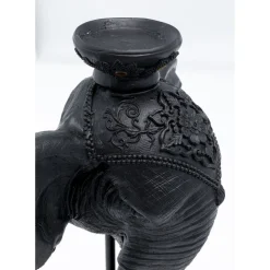 Bougeoir Elephant Head Noir 49Cm
