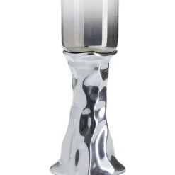 Bougeoir Jade Argente 38Cm