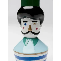 Bougeoir Monsieur Mustache 16Cm