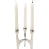 Bougeoir Stacky Argente 15Cm