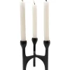 Bougeoir Stacky Noir 15Cm