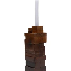 Bougeoir Wood Tetris 31Cm