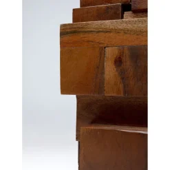 Bougeoir Wood Tetris 31Cm