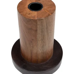 Bougeoir Wood Zylinder 15Cm