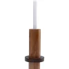 Bougeoir Wood Zylinder 25Cm