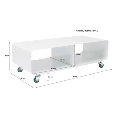Buffet Bas Lounge M Gris 90X30Cm