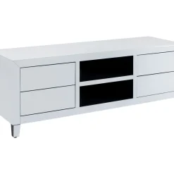 Buffet Bas Luxury Push Blanc 140X50Cm