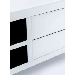 Buffet Bas Luxury Push Blanc 140X50Cm