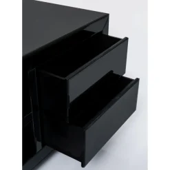 Buffet Bas Luxury Push Gris 140X50Cm