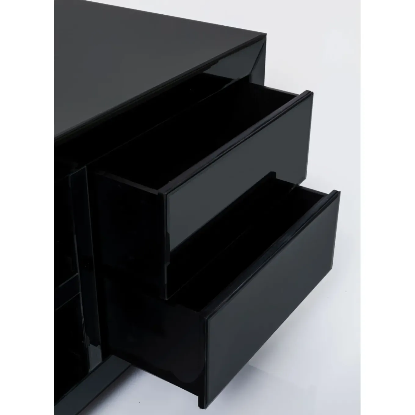 Buffet Bas Luxury Push Gris 140X50Cm