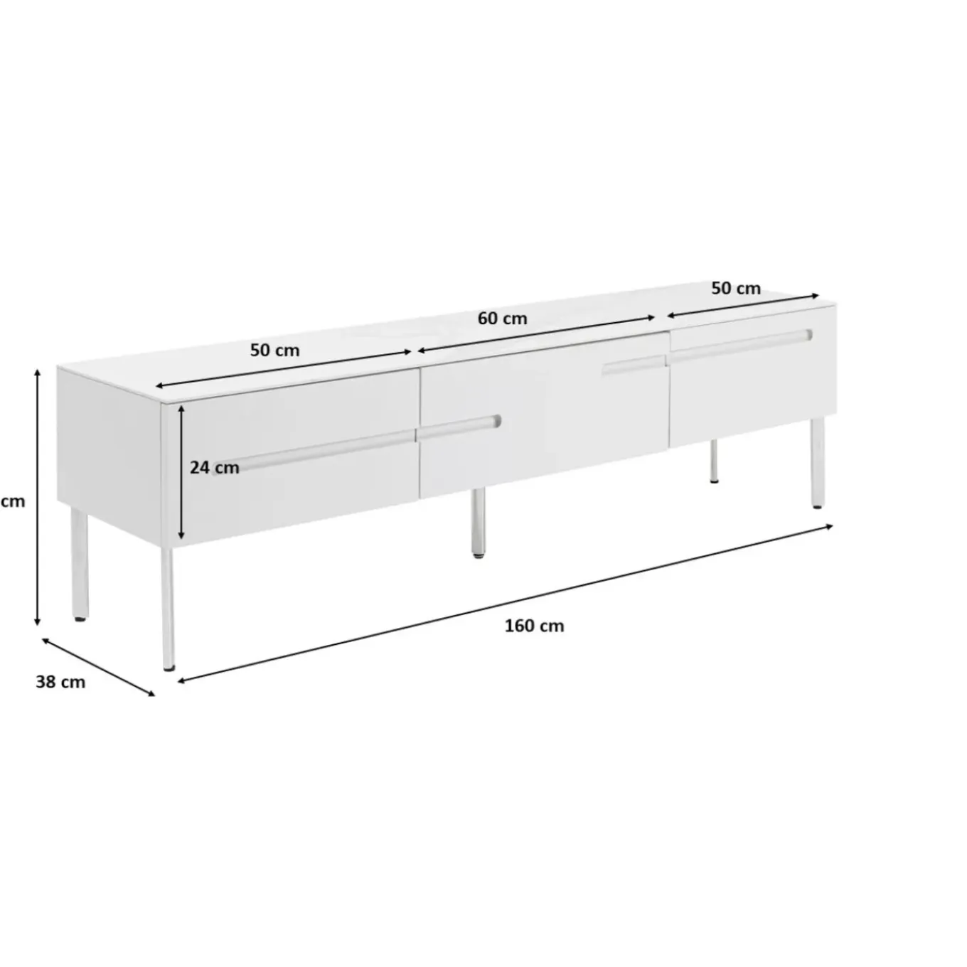 Buffet Bas Nova 160X44Cm