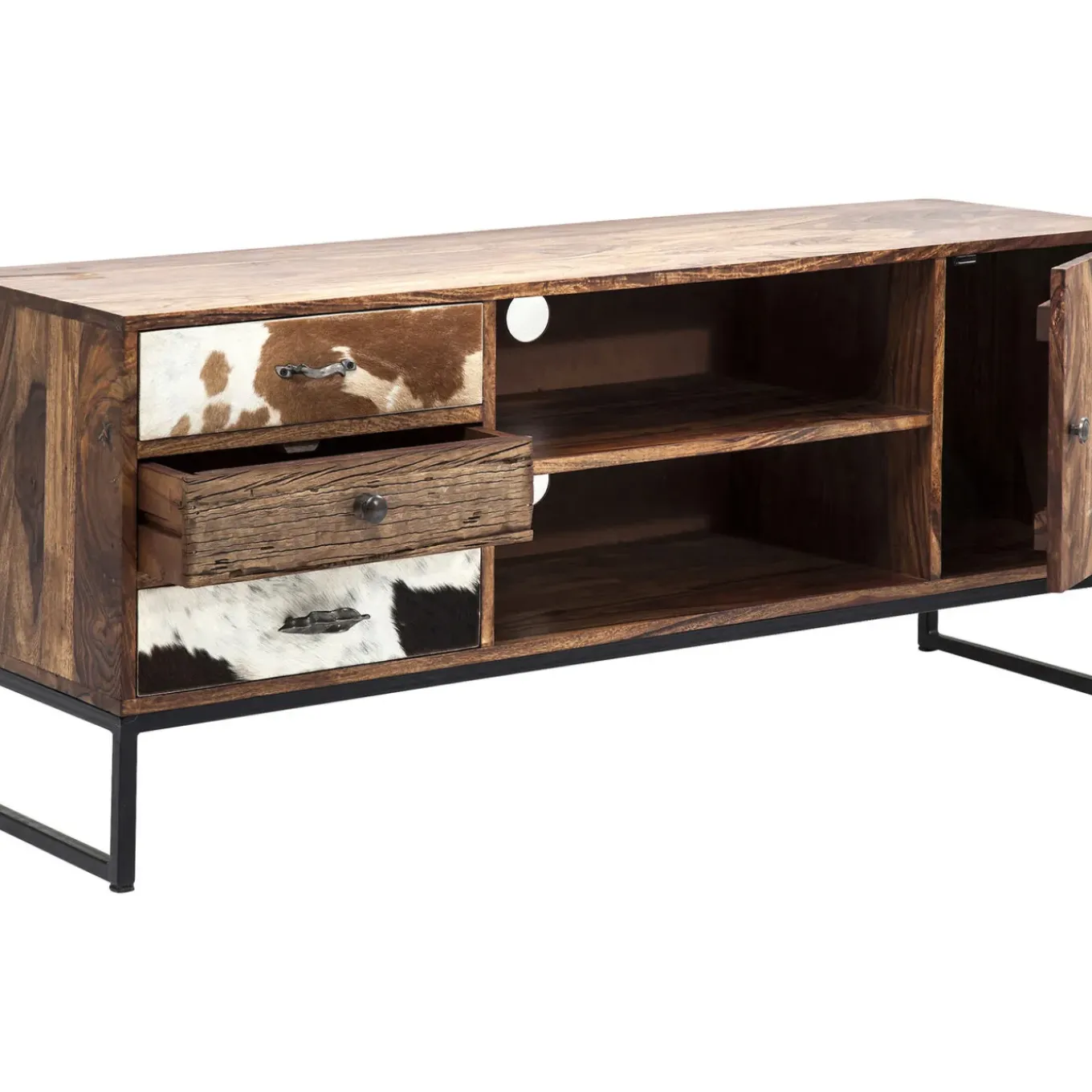 Buffet Bas Rodeo 1 Porte,3 Tiroirs