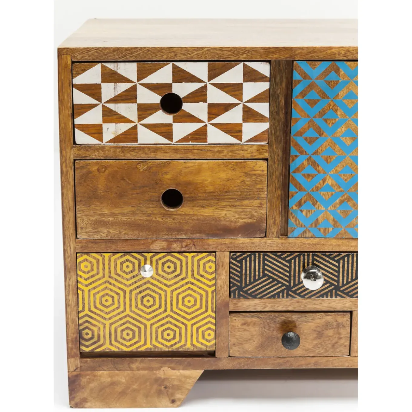 Buffet Bas Soleil 3 Portes,9 Tiroirs