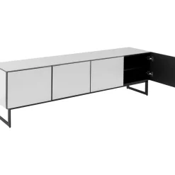 Buffet Bas Soran Noir 180X40Cm