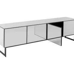 Buffet Bas Soran Noir 180X40Cm