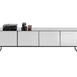 Buffet Bas Soran Noir 180X40Cm