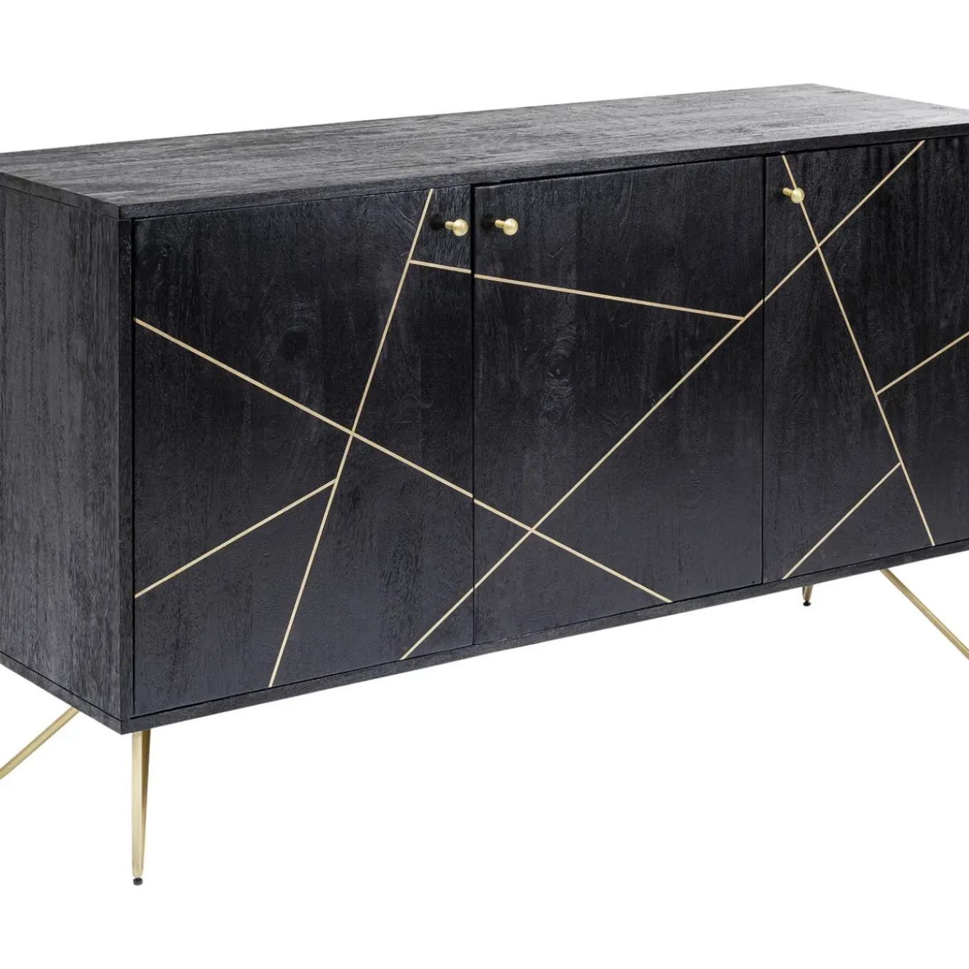 Buffet Gold Vein 3-Portes 145X82