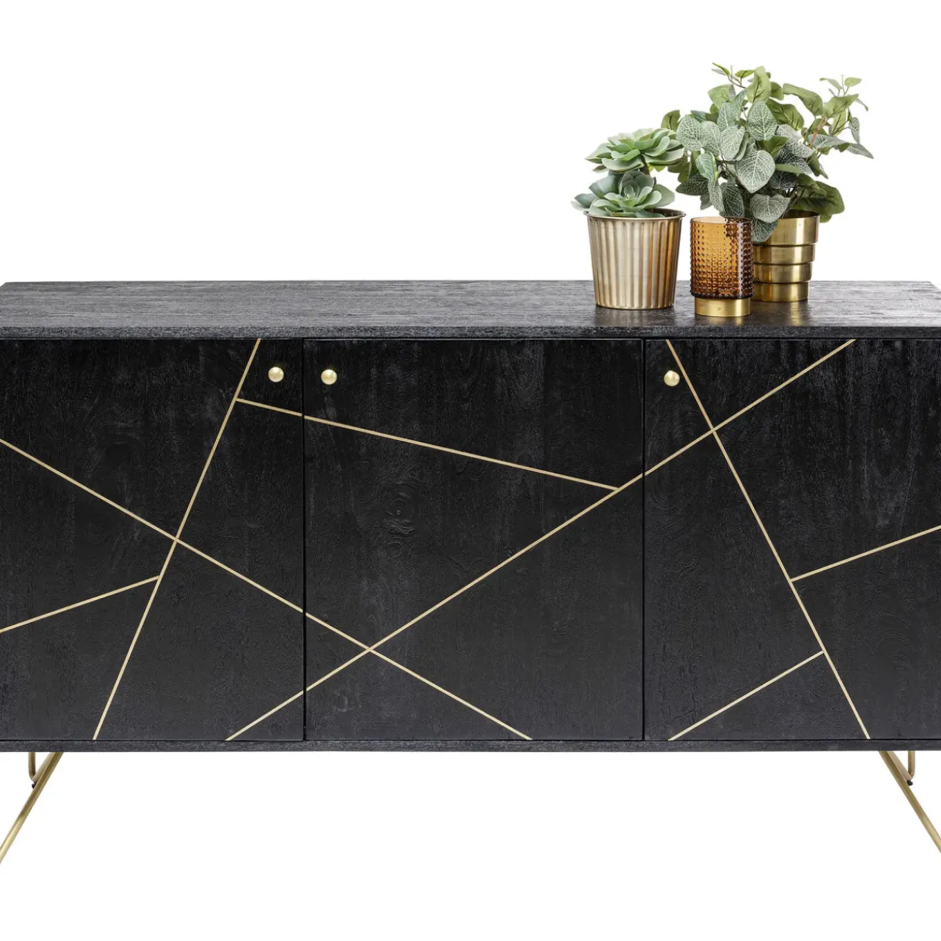 Buffet Gold Vein 3-Portes 145X82