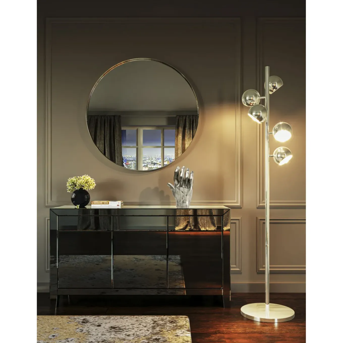 Buffet Luxury Push Gris
