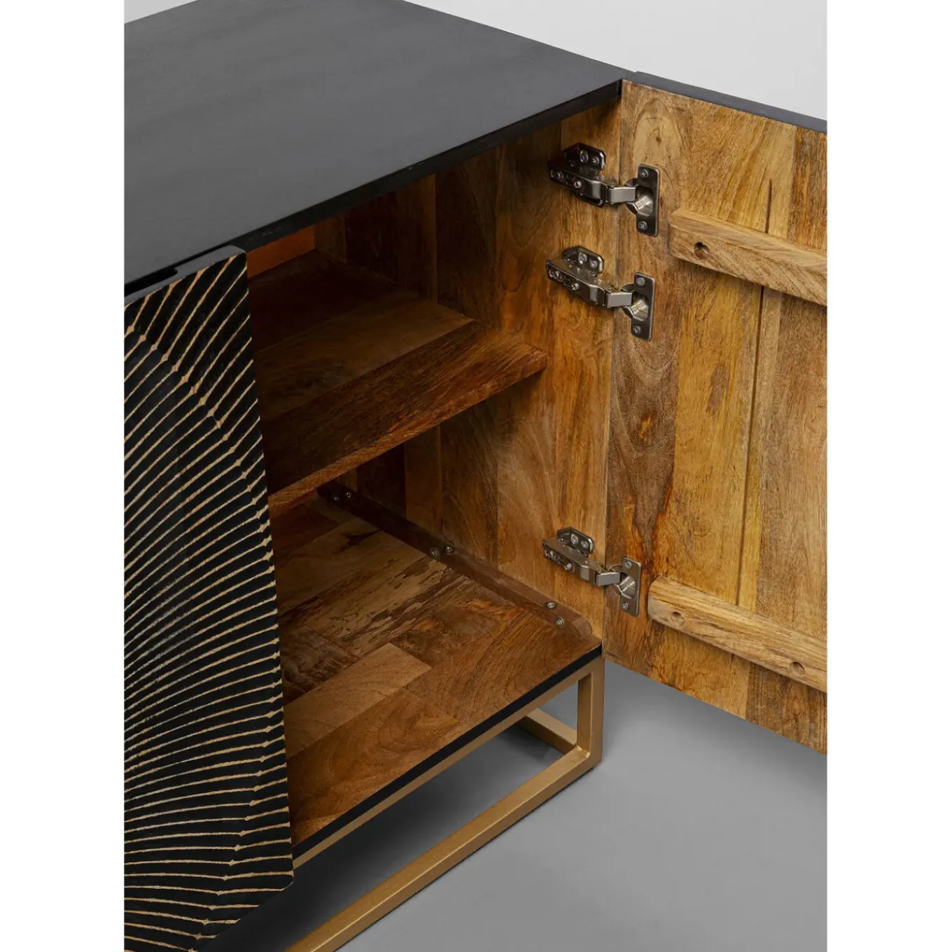Buffet Madeira Fonce 177X75Cm
