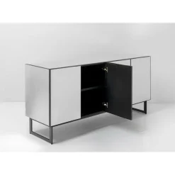 Buffet Soran Noir 160X45Cm