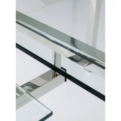Bureau D Angle Lorenco Chrome 210X180Cm
