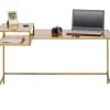 Bureau Loft Dore 134X60Cm