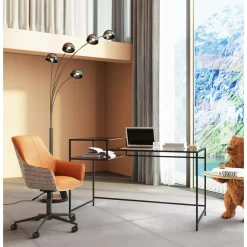 Bureau Loft Noir 134X60Cm