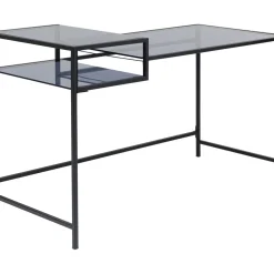 Bureau Loft Noir 134X60Cm