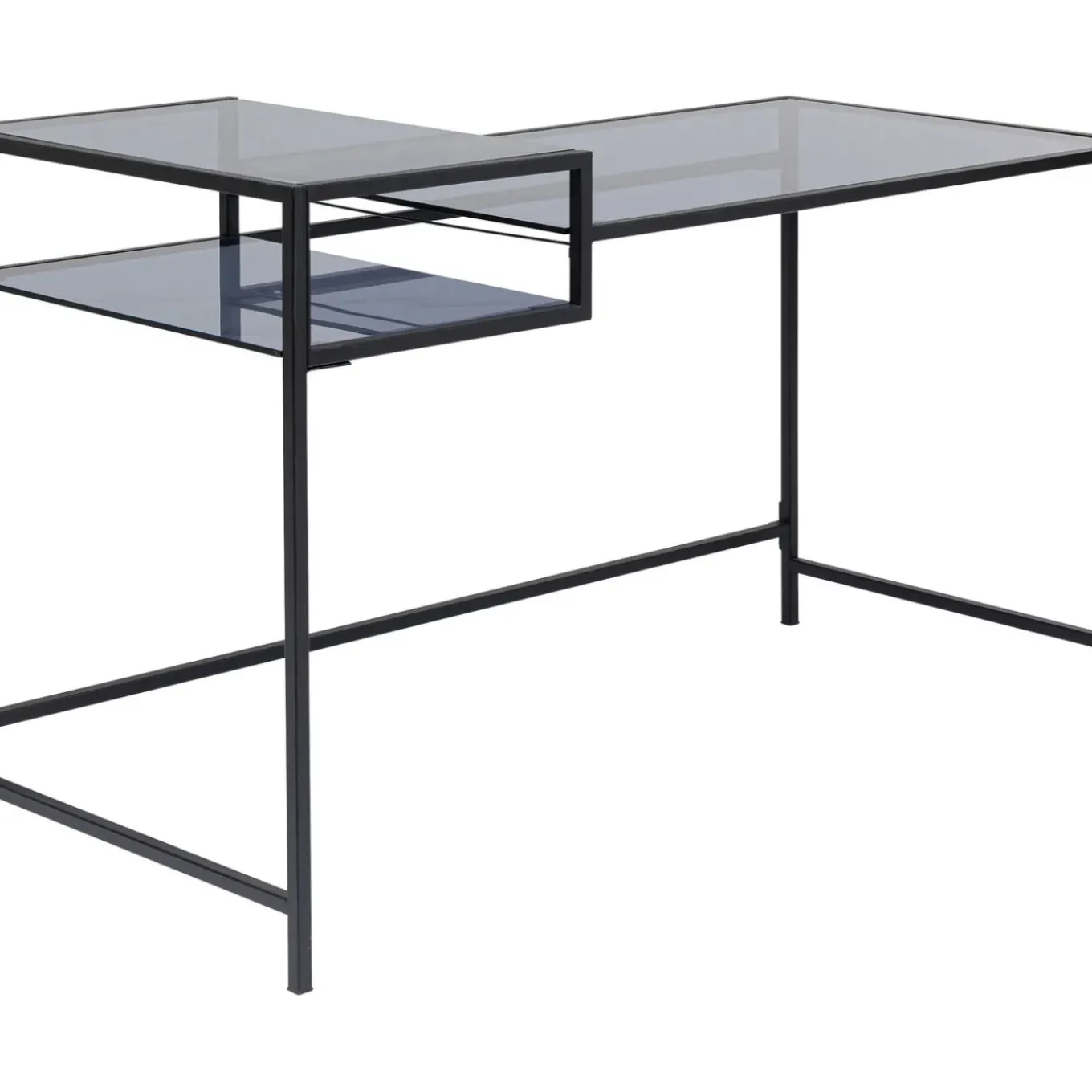 Bureau Loft Noir 134X60Cm