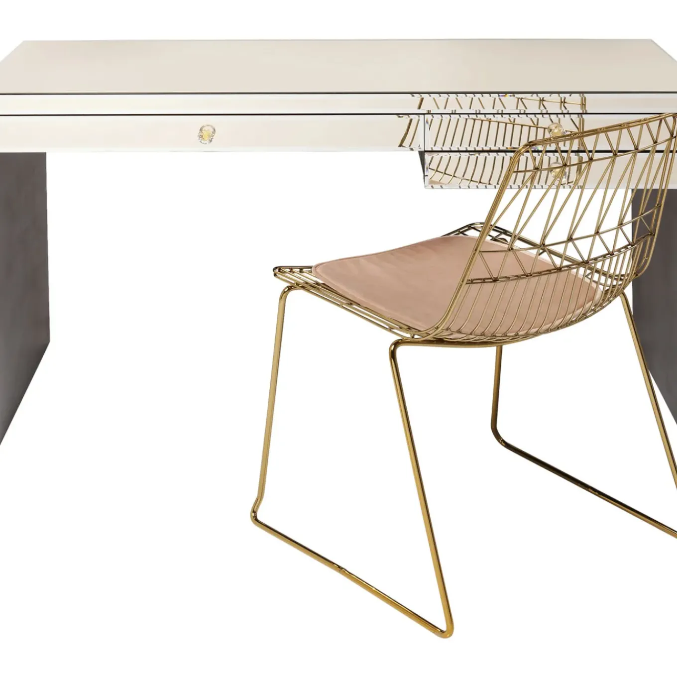Bureau Luxury Champagne 140X60Cm