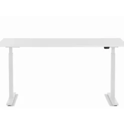 Bureau Office Blanc Blanc 160X80