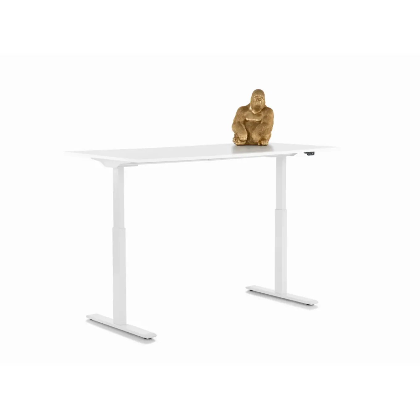 Bureau Office Blanc Blanc 160X80