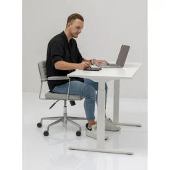 Bureau Office Blanc Blanc 120X60
