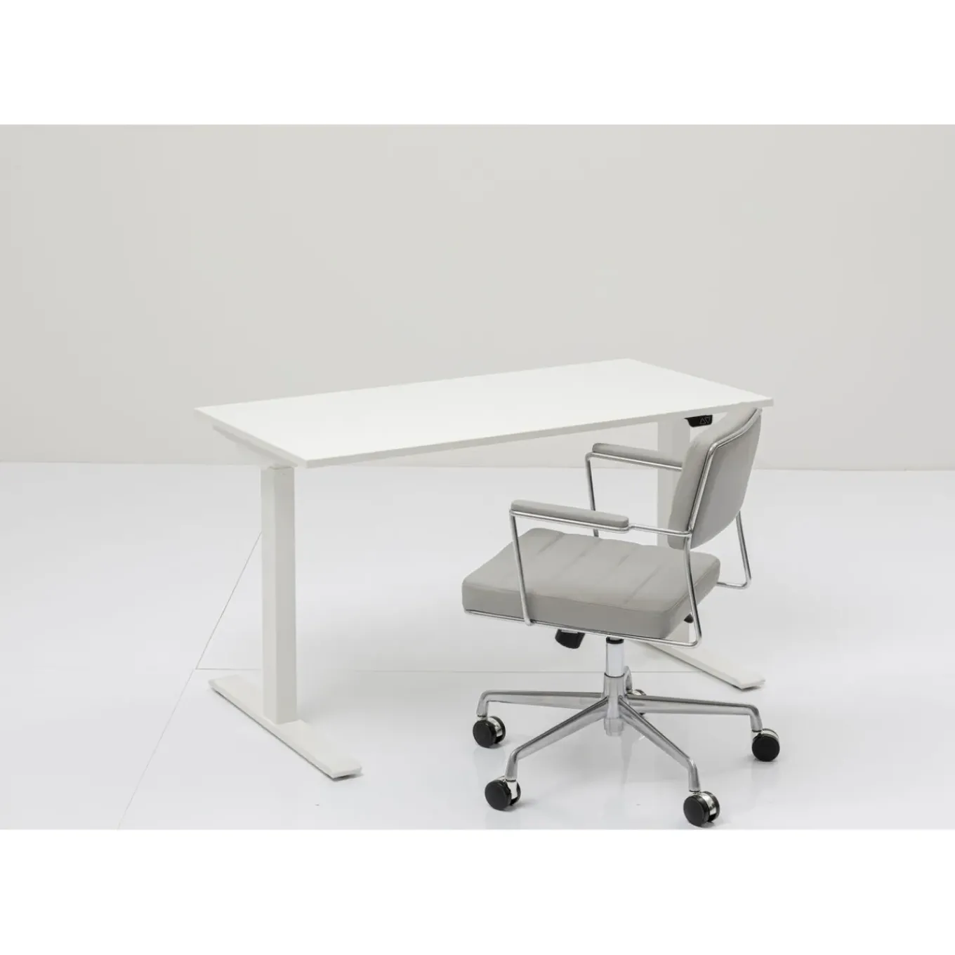 Bureau Office Blanc Blanc 120X60
