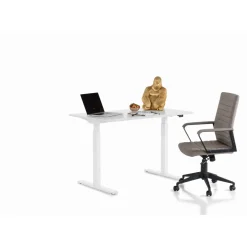 Bureau Office Blanc Blanc 120X60