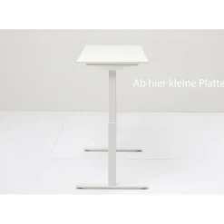 Bureau Office Blanc Blanc 140X70