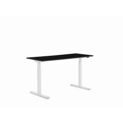 Bureau Office Blanc Noir 140X70