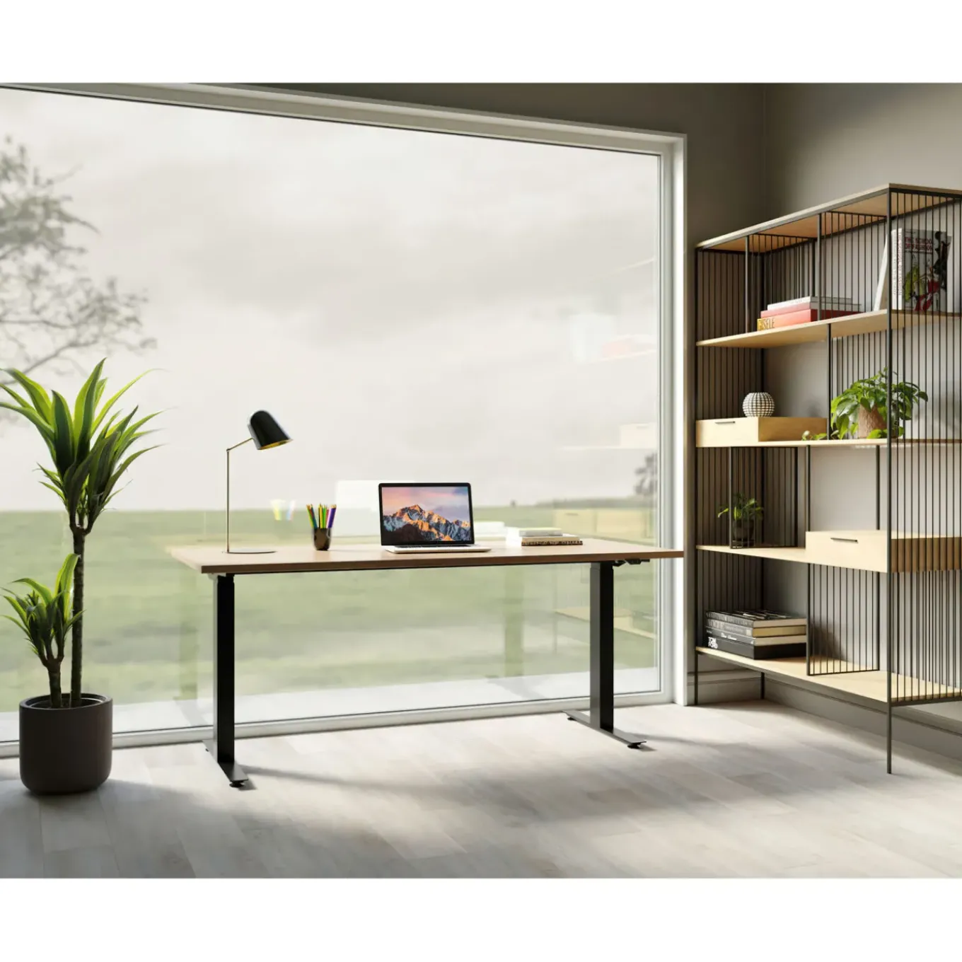 Bureau Office Jackie Chene Noir 160X80