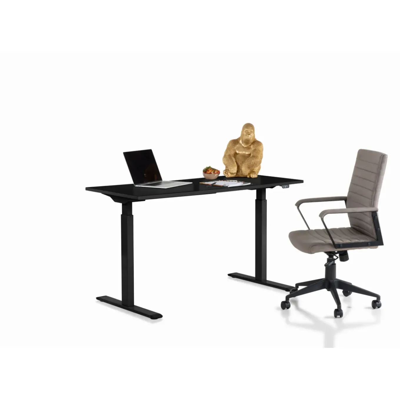 Bureau Office Noir Noir 140X70