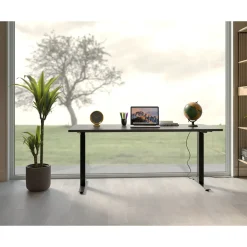 Bureau Office Noir Noir 140X70