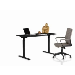 Bureau Office Noir Noir 140X70