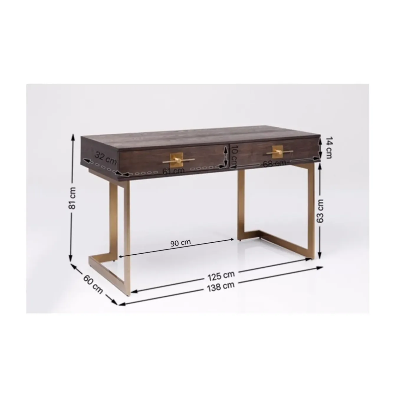 Bureau Osaka 138X60Cm