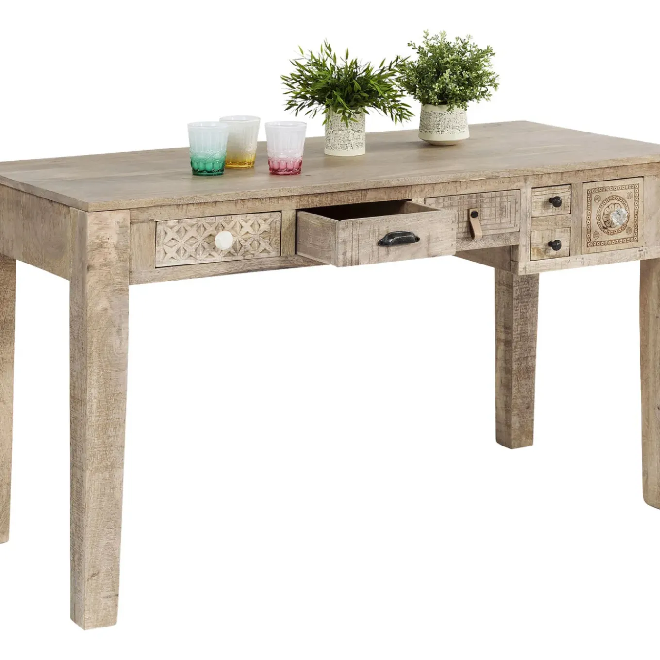 Bureau Puro 6 Tiroirs 135X60Cm