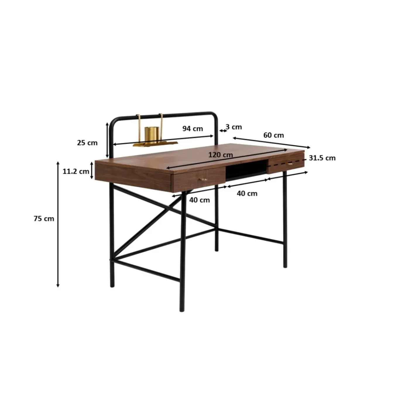 Bureau Ready To Work 120X60Cm