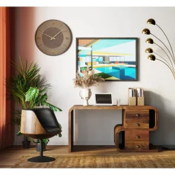 Bureau Soft Snake Noyer 150X70Cm